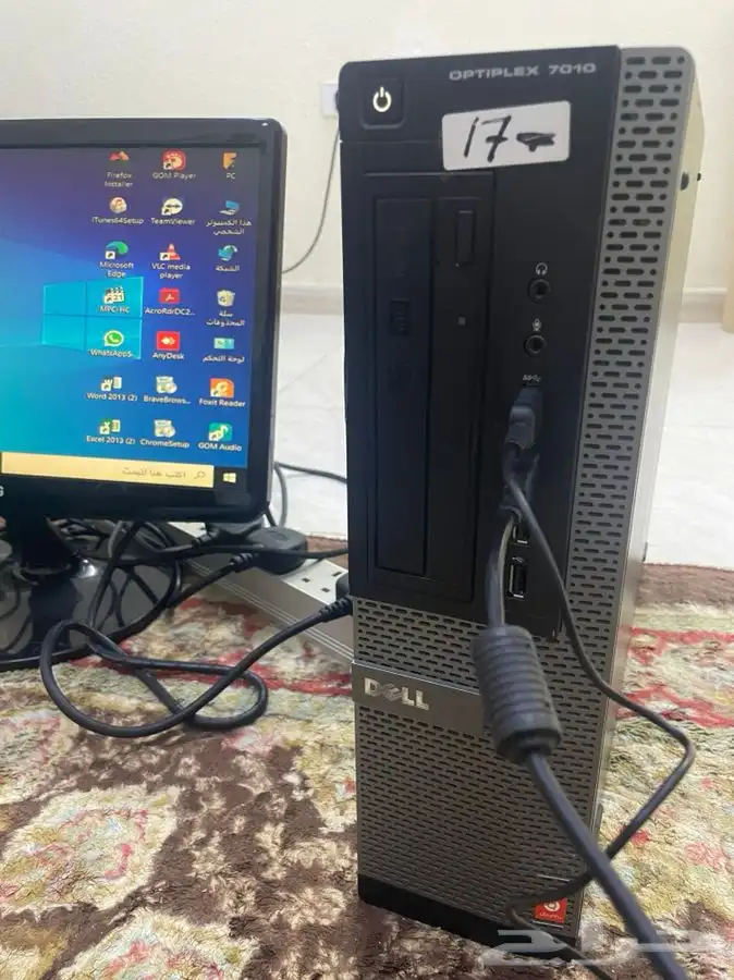 DELL كامل الاغراض i7 رام 16 هارد ssdسريع كمبيوتر i7 1