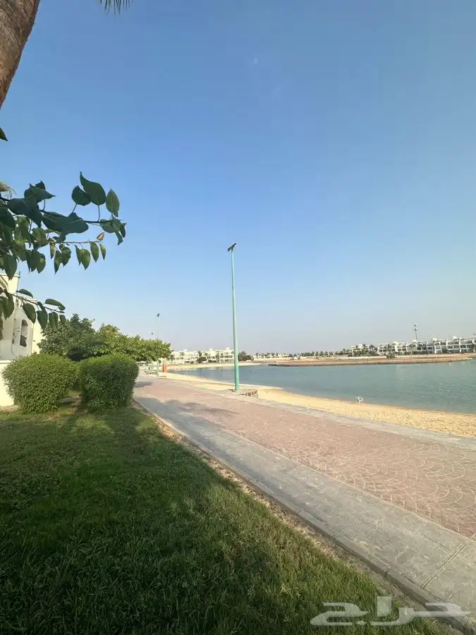 شاليه مسبح مطل على البحر مباشرة 13