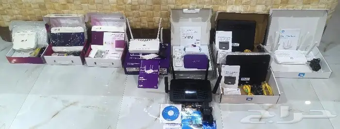 راوتر مقوي واي فاي للإنترنت مودم الياف بصرية موبايلي stc 0