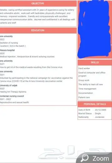 عمل cv نسخة عربي   نسخة انجليزي pdf 1