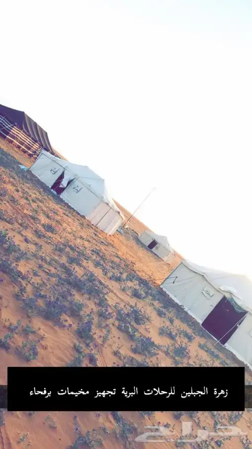 تجهيز مخيمات للرحلات البرية في حائل رفحاء لينه وعمال ضيافة 11