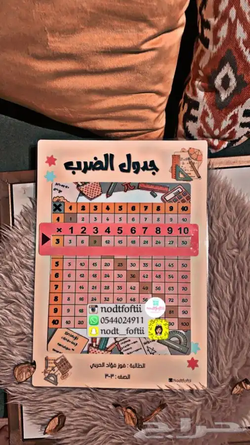 توزيعات اللغه العربية مطويات مميزة جذة 2