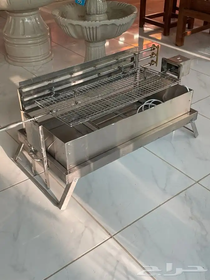 شواية دوران كهرب على الغاز والفحم 5
