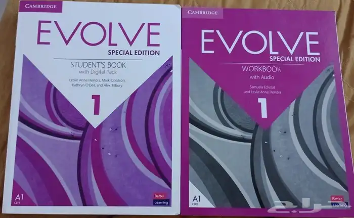 متوفر كتاب النشاط انقلش EVOLVE1 0