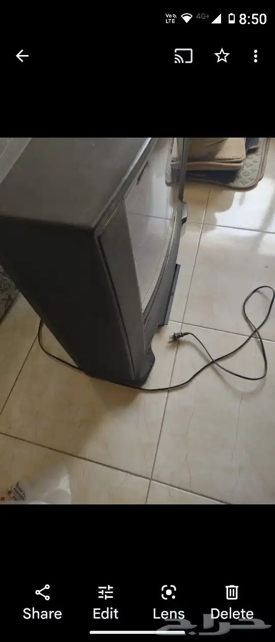 تلفزيون 20 بوصه موديل 1992 للبيع مع ريموت 5