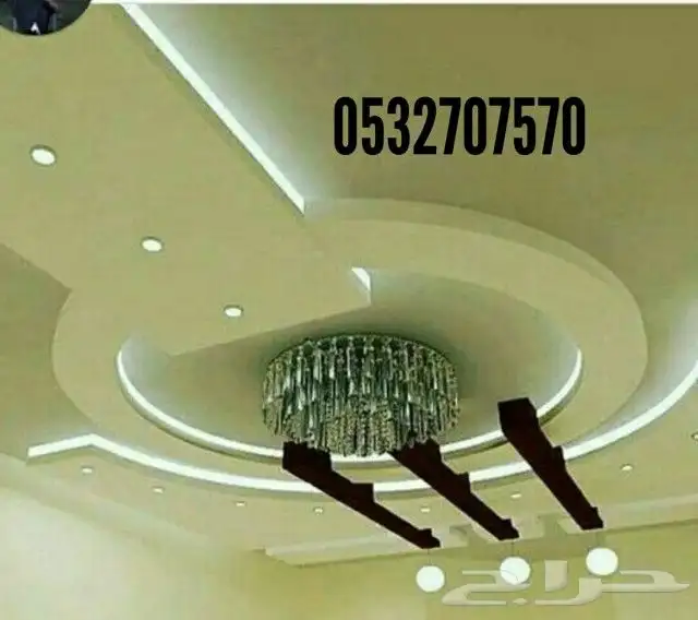 ديكورات جبس بديل رخام بديل خشب 2