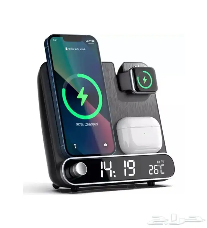 (قاعدة شحن لاسلكي متعددة المهام ) الشحن مجاني للمفرد والجملة 4