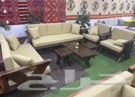 تفصيل كنب وستائر حسب الطلب وجلسات خارجيه وداخليه 8