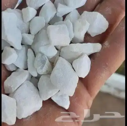 بحص ابيض كسر رخام 4