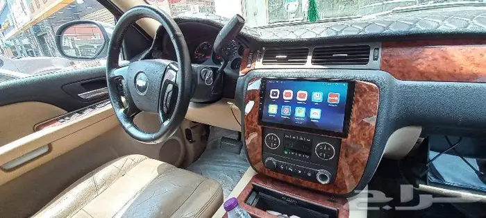 شاشه جمس GMC يوكن شفروليه LTZ نظام أندرويد 2007 - 2014 5