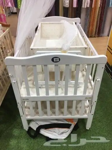 سرير خشب أبيض قطعتين 6