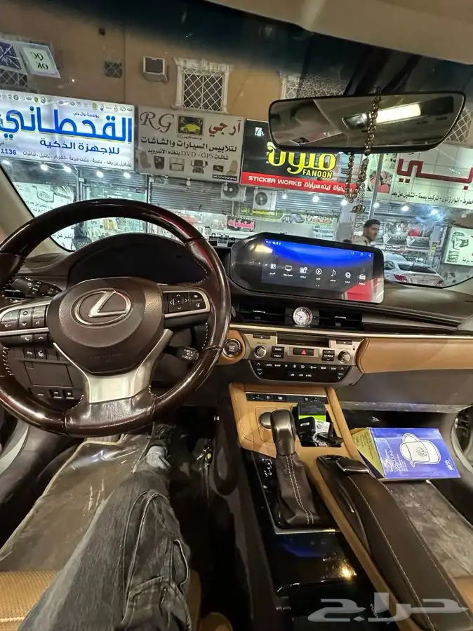 شاشه لكزس es350 نفس شكل الوكال 2019 2020 2018 2015 7