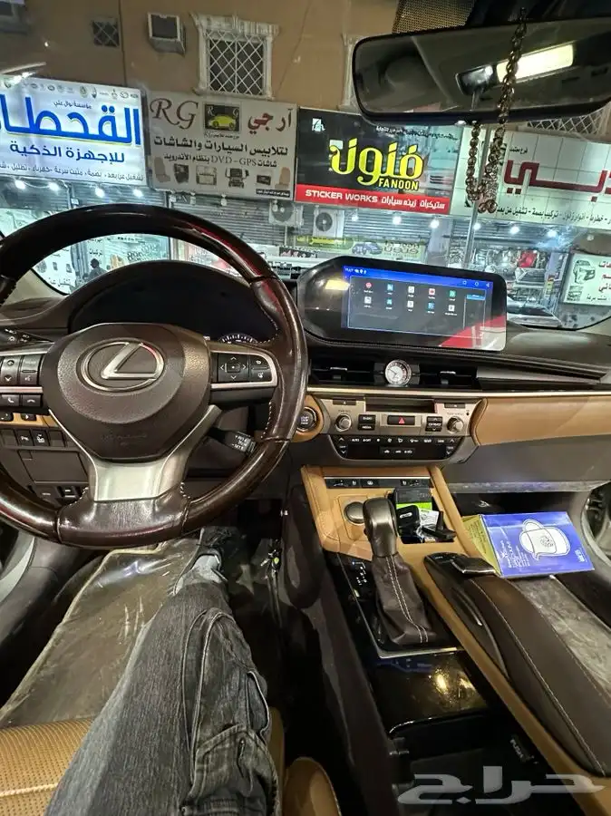 شاشه لكزس es350 نفس شكل الوكال 2019 2020 2018 2015 3