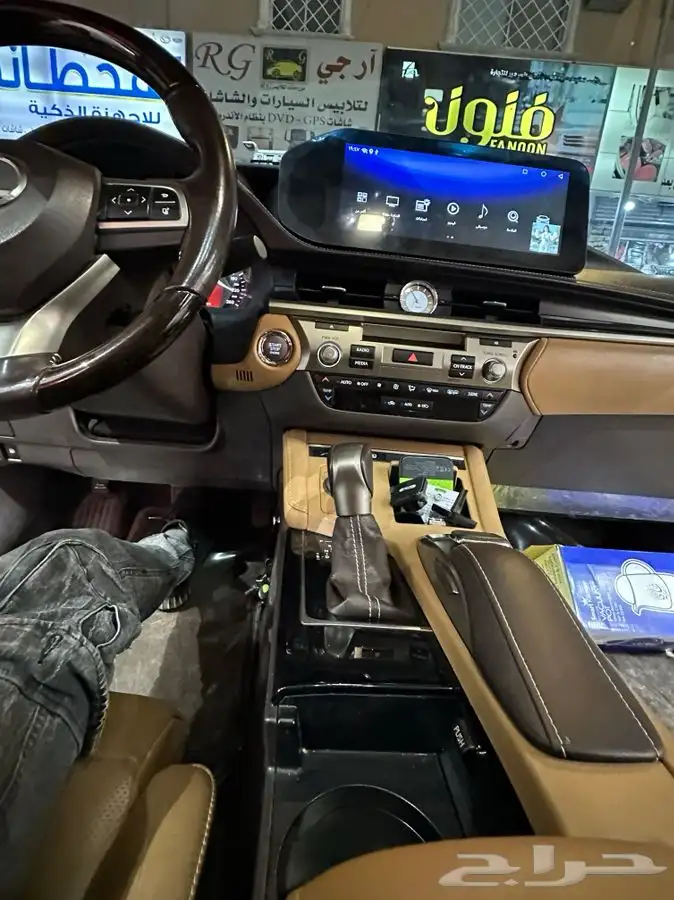 شاشه لكزس es350 نفس شكل الوكال 2019 2020 2018 2015 13