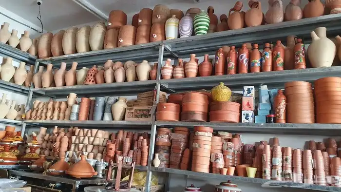 كاسات شاي فخار كاسه فخار 12