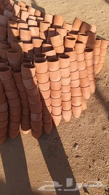 كاسات شاي فخار كاسه فخار 1
