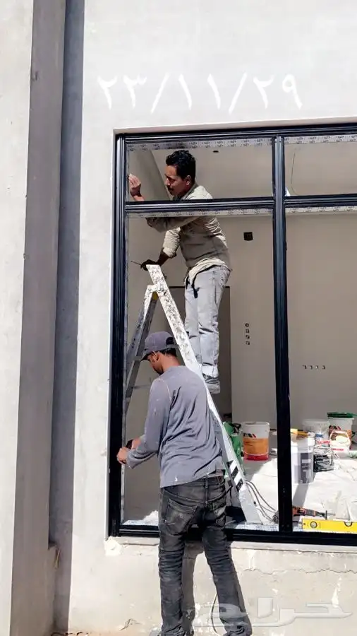 تنفيذ أبواب كلادينج و ألمنبوم 0