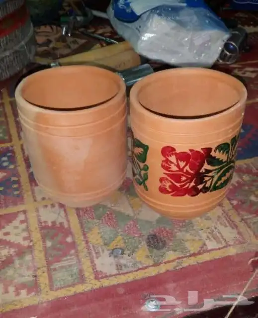 كاسات شاي فخار كاسه فخار 3