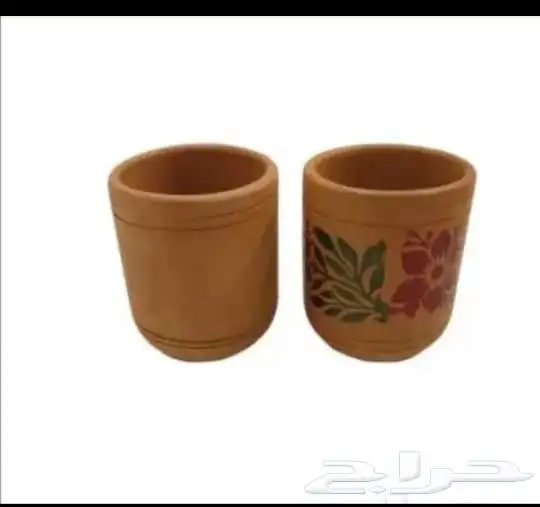 كاسات شاي فخار كاسه فخار 4