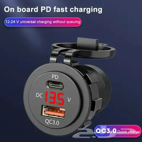 تركيب منافذ USB للسيارت شحن سريع 21
