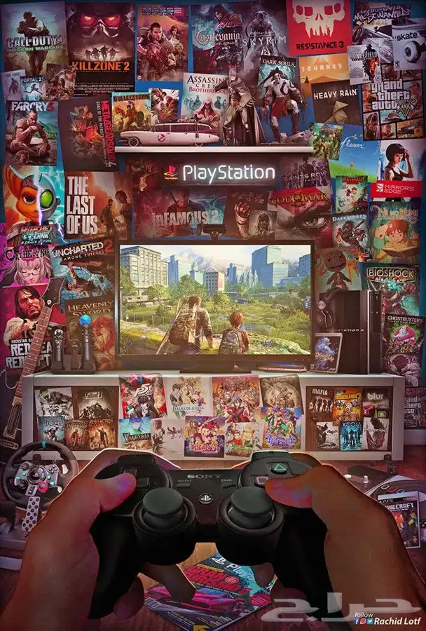 للبيع سوني 3 مهكر فيه 3000 لاف لعبه سوني1و2و3 منوعه نظيف 1