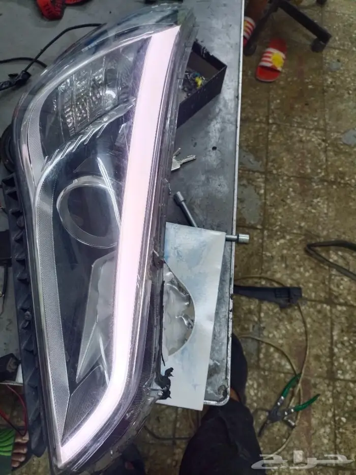 تغيير قزاز سوناتا 2016مع تصليح الرمش الامامي ولخلفي 2