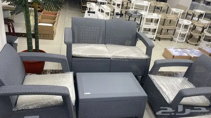 جلسات خيزران مخفض خارجية 6