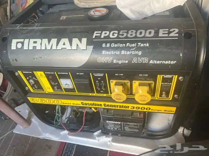 مطور كهرباء 7800 و5800 شبه جديده 5
