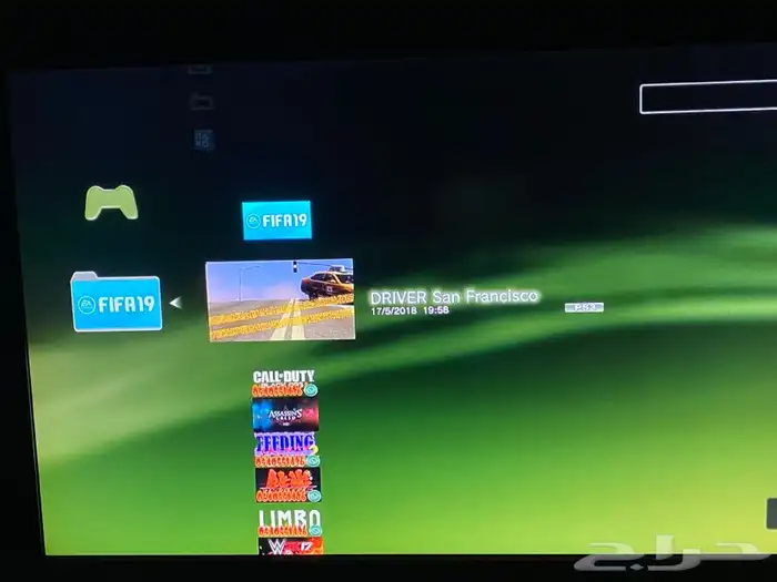 سوني 3 مع 80 لعبة بكرتونه واغراضه ب 399 13