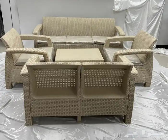 جلسات خيزران مخفض خارجية 1