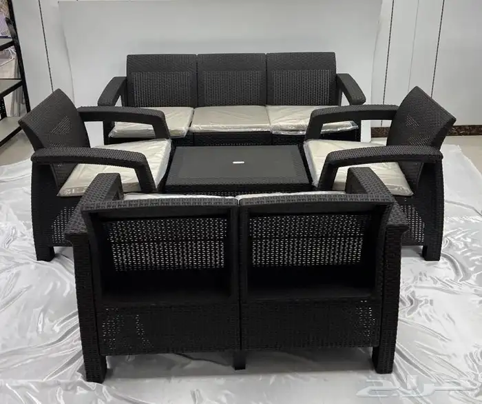 جلسات خيزران مخفض خارجية 3