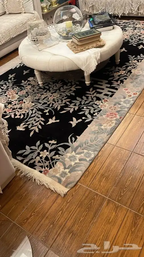 سجاده من الرقيب لا يوجد عيوب كبيره صوف مع حرير 1