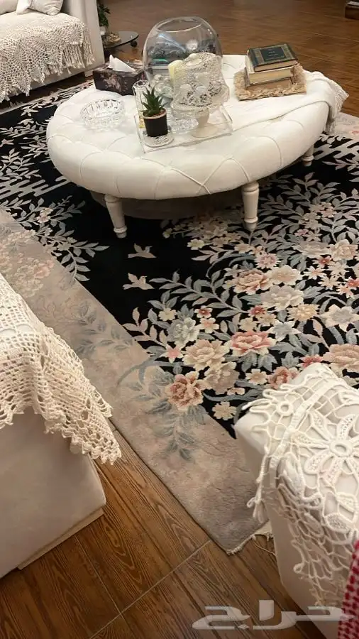 سجاده من الرقيب لا يوجد عيوب كبيره صوف مع حرير 2