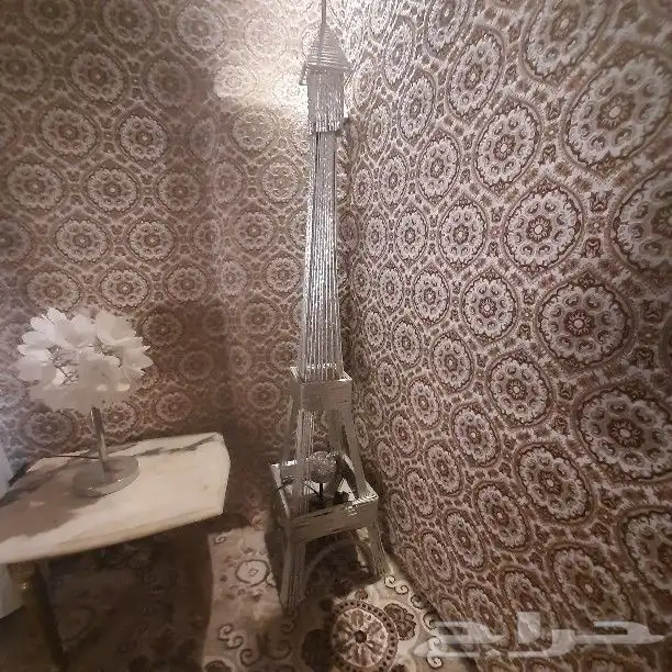 مجسم برج ايفن جديد ارتفاع متر ونص الون كروم 0