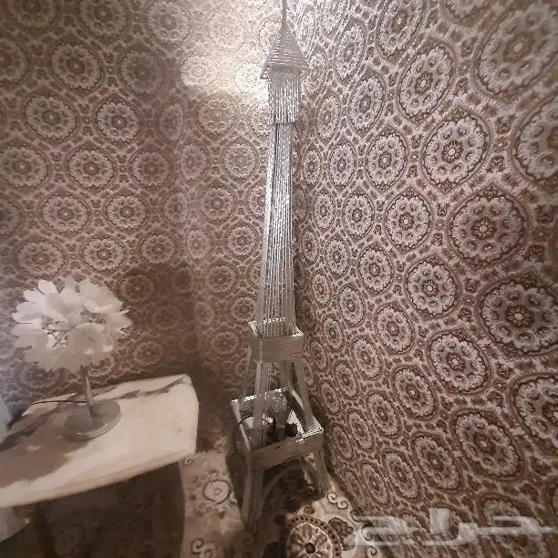 مجسم برج ايفن جديد ارتفاع متر ونص الون كروم 1