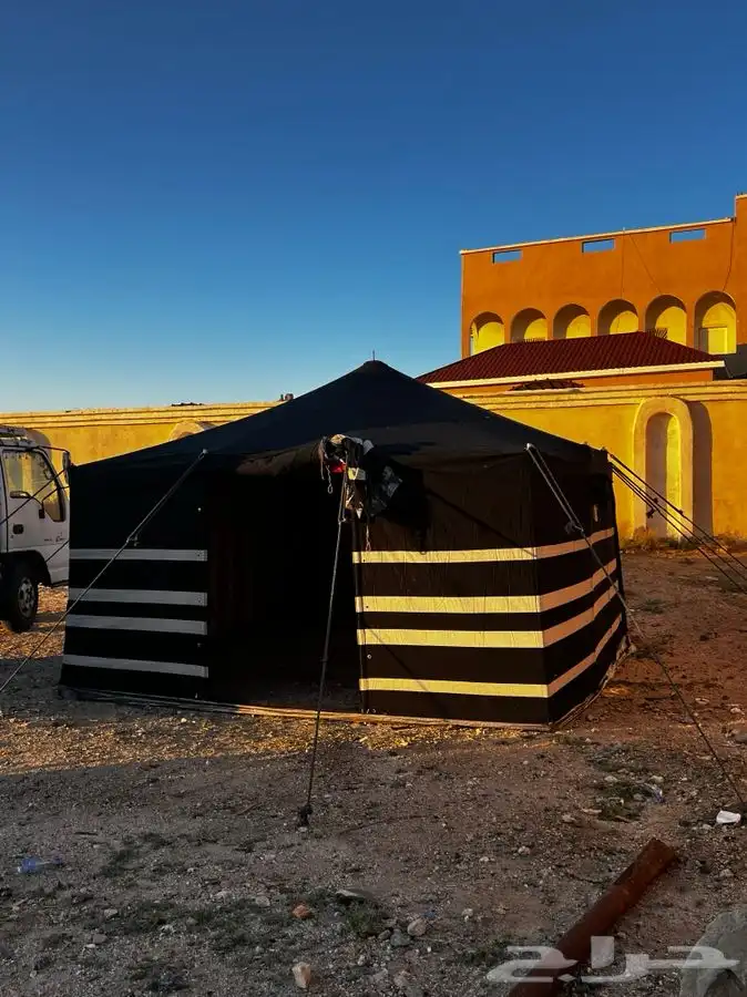 خيام وبيوت الشعر الابيض والاسود والمشبات 9