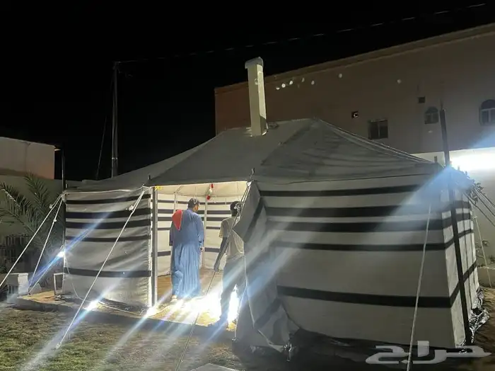 خيام وبيوت الشعر الابيض والاسود والمشبات 5