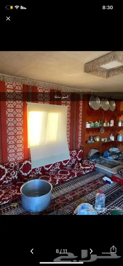 مجلس برتبل ثابت بدون كفرات مجهز مشب 5