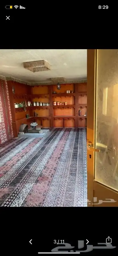 مجلس برتبل ثابت بدون كفرات مجهز مشب 2