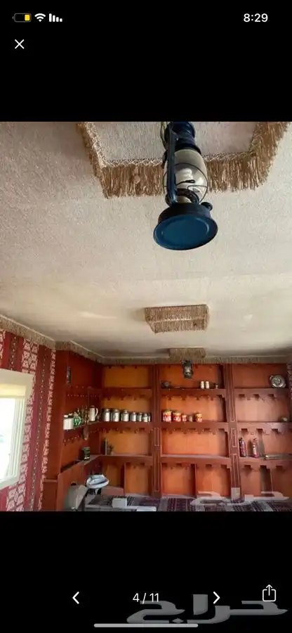 مجلس برتبل ثابت بدون كفرات مجهز مشب 8