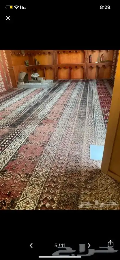 مجلس برتبل ثابت بدون كفرات مجهز مشب 9