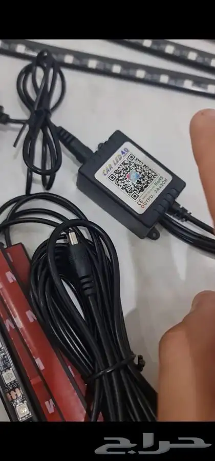 ليد سيارة داخلي لجميع السيارات مع التحكم باللون 0