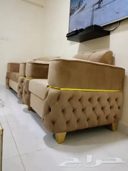 طقم كنب جاهز 5 قطع الدفع عند الاستلام 4