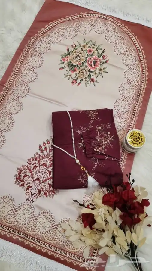 اطقم شراشف صلاه مع السجاد 22