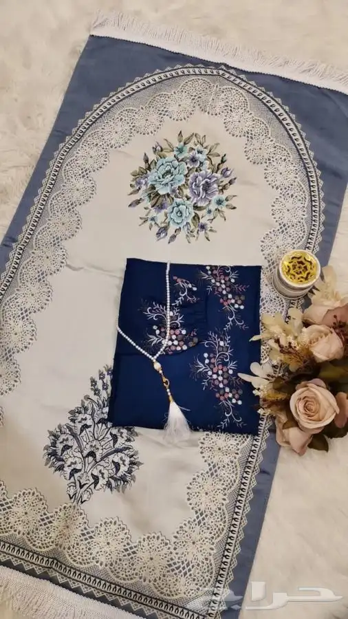 اطقم شراشف صلاه مع السجاد 18