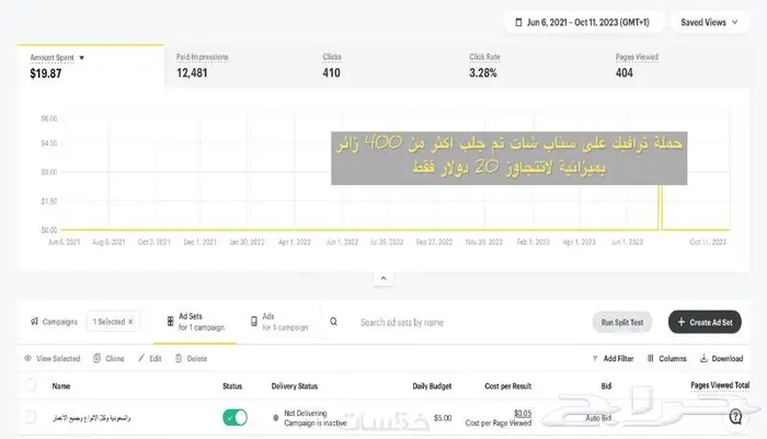 حملة اعلانية علي سناب شات 0