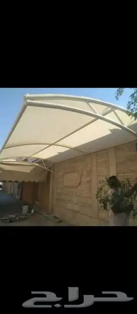 مظلات سواتر جلسات مواقف سيارات هناجر مستودعات 2