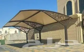 مظلات سواتر جلسات مواقف سيارات هناجر مستودعات 18