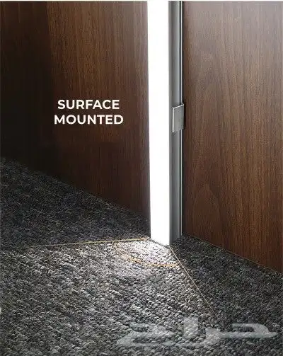 Profile aluminum led black housing 1