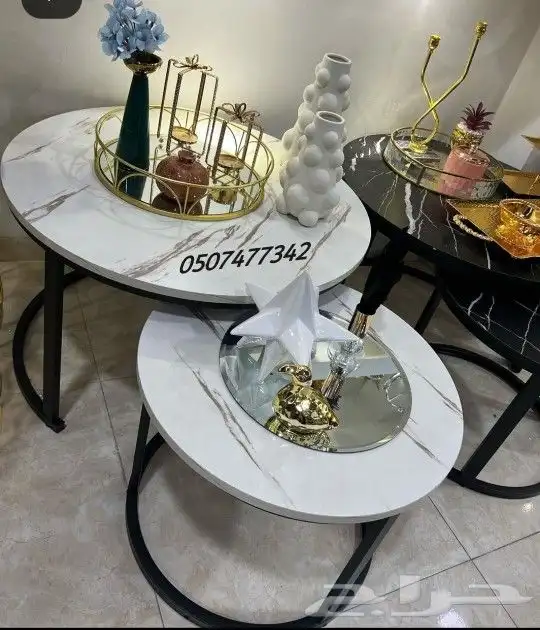 طاولات مداخل وأشجار الصناعية يوجد لدينا توصيل والشحن للتواصل 9